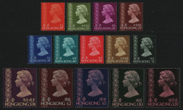 Hongkong 1975 - Mi-Nr. 295-305 ** - MNH - Freimarken - WZ 6 (I) - Ongebruikt