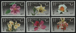 Hongkong 1985 - Mi-Nr. 468-473 ** - MNH - Orchideen / Orchids - Nuovi