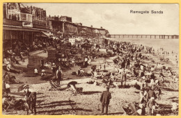 Ramsgate Sands - People On The Beach - Kent, England - Posted 1930 - Ramsgate