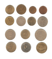 108/ Yougoslavie : Lot De 14 Monnaies (toutes Différentes) - Yougoslavie
