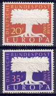 Saarland 1957 - EUROPA, Nr. 402 - 403, Postfrisch ** / MNH - Ungebraucht
