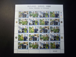 Ireland - Irelande - Eire 1988 - Y & T ; N° 661 - 662 - 663 - 664 ( 20 Val.) Army - Armée - Police - MNH - Postfris - Blocs-feuillets