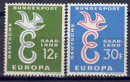 Saarland 1958 - EUROPA, Nr. 439 - 440, Postfrisch ** / MNH - Neufs