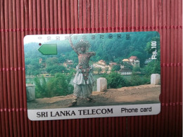 Phonecard Dancer Used Rare - Sri Lanka (Ceylon)