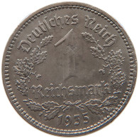 GERMANY 1 MARK 1935 A #a055 0671 - 1 Reichsmark