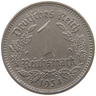 GERMANY 1 MARK 1934 A #a072 0267 - 1 Reichsmark