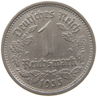 GERMANY 1 MARK 1933 D #a080 0083 - 1 Reichsmark