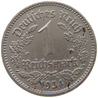 GERMANY 1 MARK 1934 F #a046 0175 - 1 Reichsmark