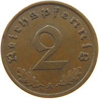GERMANY 2 PFENNIG 1939 A TOP #c083 0033 - 2 Reichspfennig