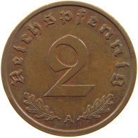 GERMANY 2 PFENNIG 1939 A TOP #c083 0053 - 2 Reichspfennig