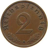 GERMANY 2 PFENNIG 1939 A #s078 0635 - 2 Reichspfennig