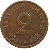 GERMANY 2 PFENNIG 1939 A TOP #a063 0125 - 2 Reichspfennig