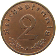 GERMANY 2 PFENNIG 1939 A TOP #a043 0669 - 2 Reichspfennig