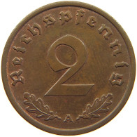 GERMANY 2 PFENNIG 1939 A #c083 0029 - 2 Reichspfennig