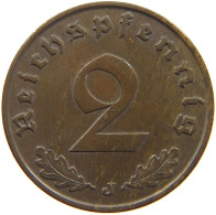 GERMANY 2 PFENNIG 1938 J TOP #c083 0083 - 2 Reichspfennig