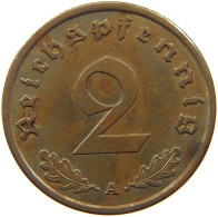 GERMANY 2 PFENNIG 1939 A #c082 0481 - 2 Reichspfennig
