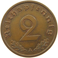 GERMANY 2 PFENNIG 1939 A #a032 0363 - 2 Reichspfennig