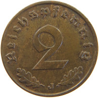 GERMANY 2 PFENNIG 1938 J #a066 0655 - 2 Reichspfennig
