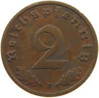 GERMANY 2 PFENNIG 1938 F #c083 0097 - 2 Reichspfennig