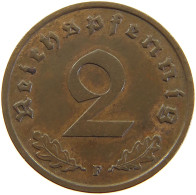 GERMANY 2 PFENNIG 1938 F #a066 0657 - 2 Reichspfennig