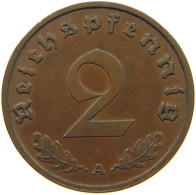 GERMANY 2 PFENNIG 1938 A #c083 0127 - 2 Reichspfennig