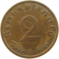 GERMANY 2 PFENNIG 1938 A #c081 0269 - 2 Reichspfennig