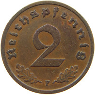 GERMANY 2 PFENNIG 1937 F #c083 0117 - 2 Reichspfennig