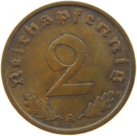 GERMANY 2 PFENNIG 1937 A TOP #c083 0147 - 2 Reichspfennig