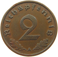 GERMANY 2 PFENNIG 1937 A #c083 0161 - 2 Reichspfennig