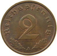 GERMANY 2 PFENNIG 1937 A TOP #a032 0353 - 2 Reichspfennig