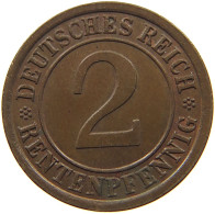 GERMANY 2 PFENNIG 1923 A #c022 0317 - 2 Renten- & 2 Reichspfennig