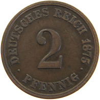 GERMANY 2 PFENNIG 1875 F #c064 0191 - 2 Pfennig