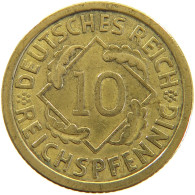 GERMANY 10 PFENNIG 1936 A #a064 0997 - 10 Reichspfennig