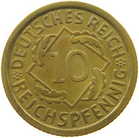 GERMANY 10 PFENNIG 1936 A #a054 0775 - 10 Reichspfennig