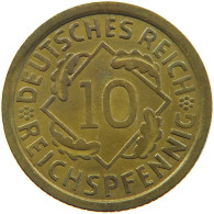 GERMANY 10 PFENNIG 1936 A #a054 0661 - 10 Reichspfennig