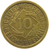 GERMANY 10 PFENNIG 1935 J #a054 0829 - 10 Reichspfennig