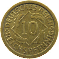 GERMANY 10 PFENNIG 1935 G #a054 0757 - 10 Reichspfennig