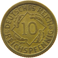 GERMANY 10 PFENNIG 1935 F #a054 0939 - 10 Reichspfennig