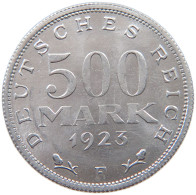 GERMANY 500 MARK 1923 F #c054 0035 - 200 & 500 Mark