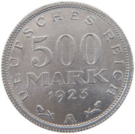 GERMANY 500 MARK 1923 A TOP #c016 0679 - 200 & 500 Mark