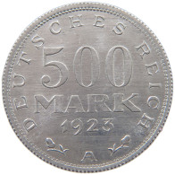 GERMANY 500 MARK 1923 A TOP #c016 0669 - 200 & 500 Mark