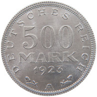 GERMANY 500 MARK 1923 A TOP #c016 0651 - 200 & 500 Mark