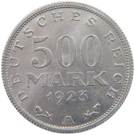 GERMANY 500 MARK 1923 A TOP #c016 0639 - 200 & 500 Mark