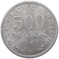 GERMANY 500 MARK 1923 F #c054 0037 - 200 & 500 Mark