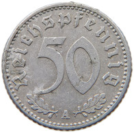 GERMANY 50 PFENNIG 1942 A #a036 0549 - 50 Reichspfennig