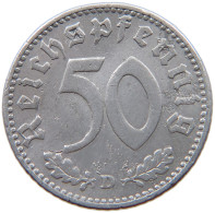 GERMANY 50 PFENNIG 1935 D #a053 0595 - 50 Reichspfennig