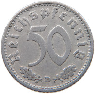 GERMANY 50 PFENNIG 1935 D #a051 0267 - 50 Reichspfennig