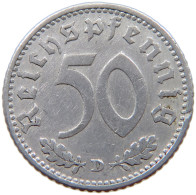 GERMANY 50 PFENNIG 1935 D #a053 0477 - 50 Reichspfennig