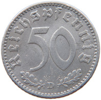 GERMANY 50 PFENNIG 1935 D #a053 0453 - 50 Reichspfennig