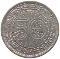GERMANY 50 PFENNIG 1929 A #c045 0359 - 50 Rentenpfennig & 50 Reichspfennig